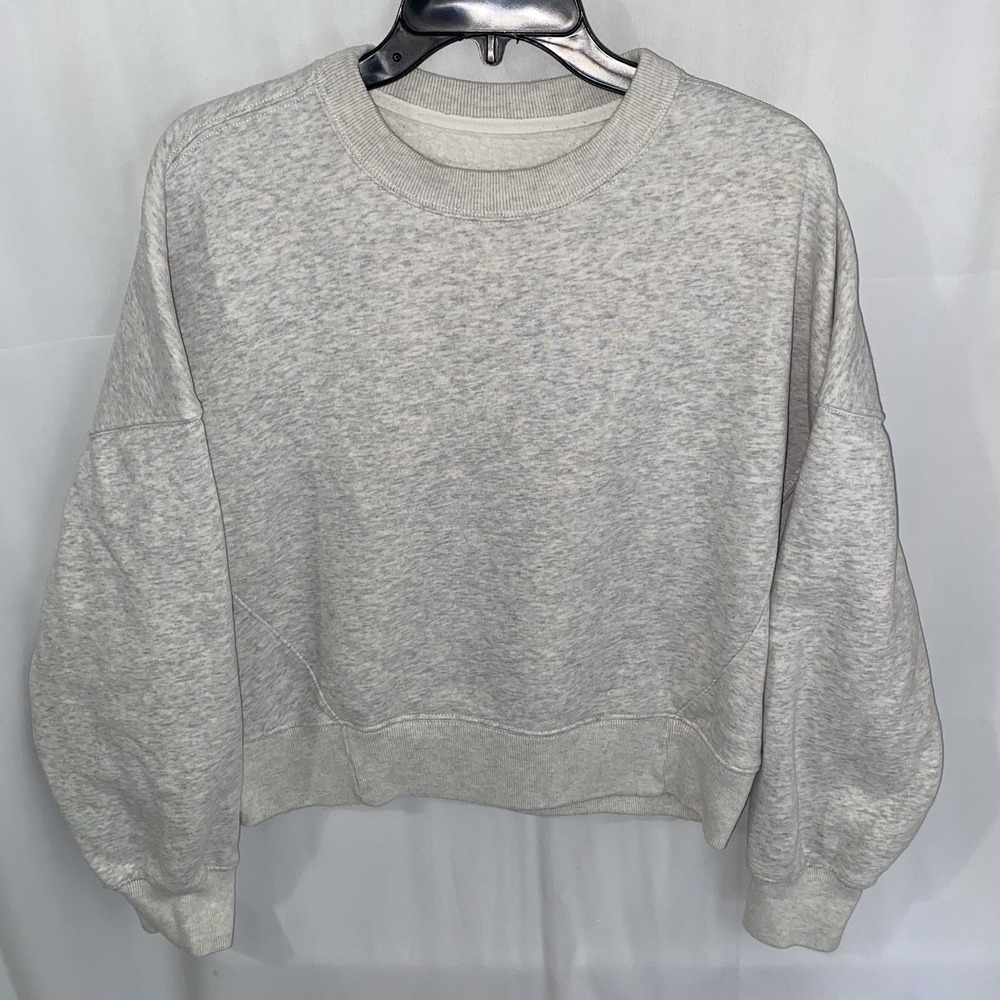 Abercrombie & Fitch Soft A&F Collection Crewneck Sweatshirt Heather Gray Small